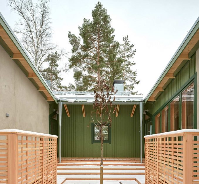 Дачный дом в Финляндии, как шкатулка для драгоценностей 
