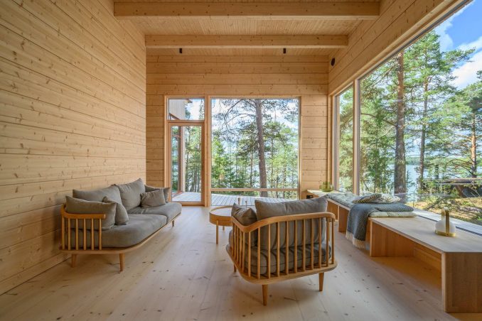 Дачный дом для семейного отдыха в Финляндии 